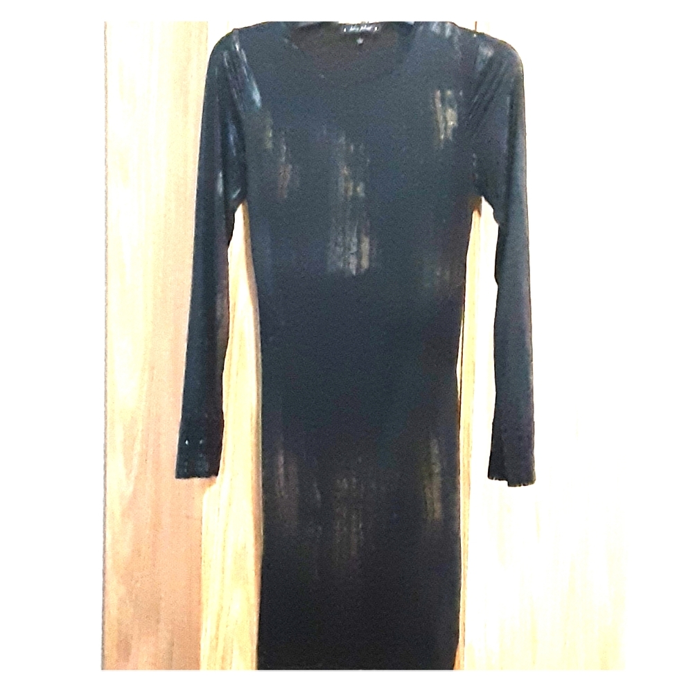 A Small Long Sleeve Little Black Dress